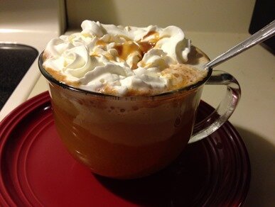 Hot Spiced Caramel Apple Cider - NewMamaDiaries